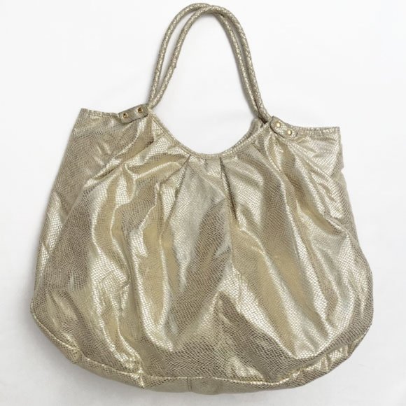 LF Gold Foil Foldable Carry-All Tote - Picture 2 of 13